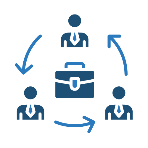 Brand awareness and audience reach icon