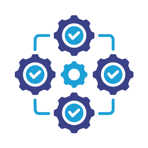 cost effective lead generation process icon